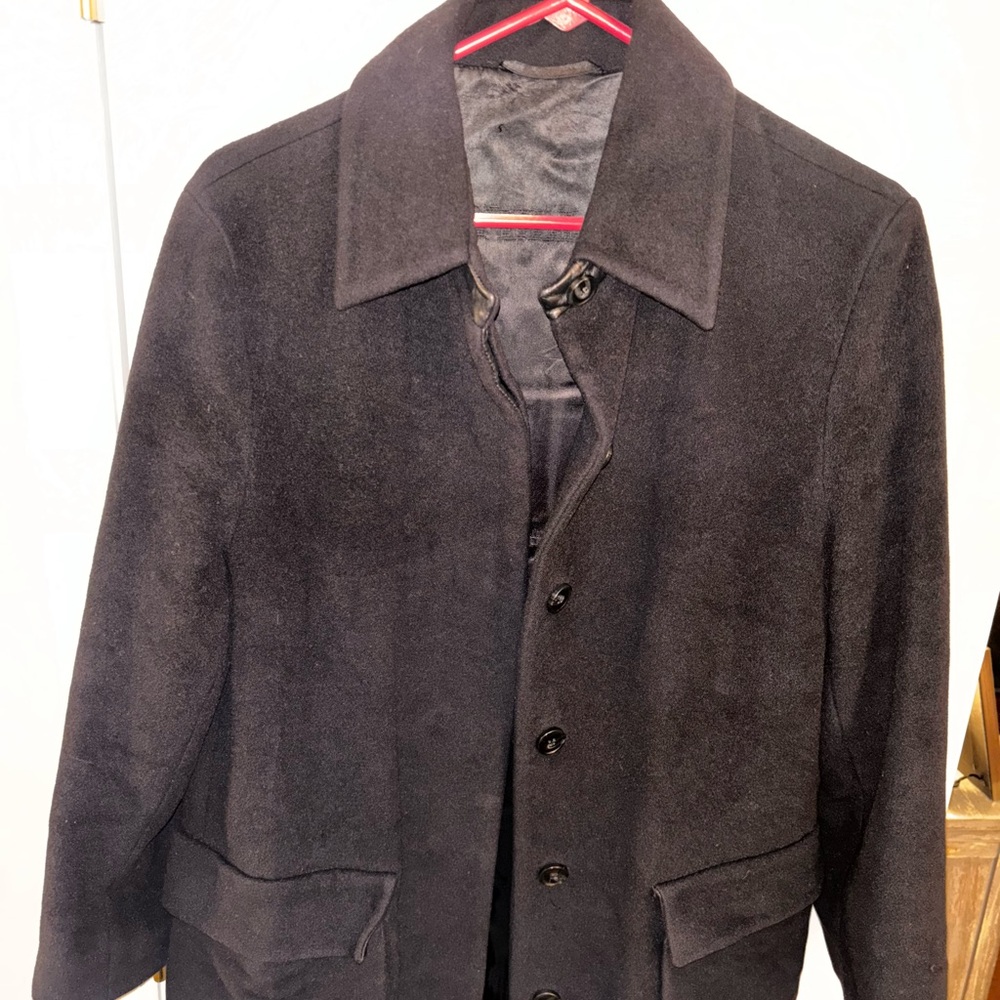 Yell peacoat like new angora lambswool